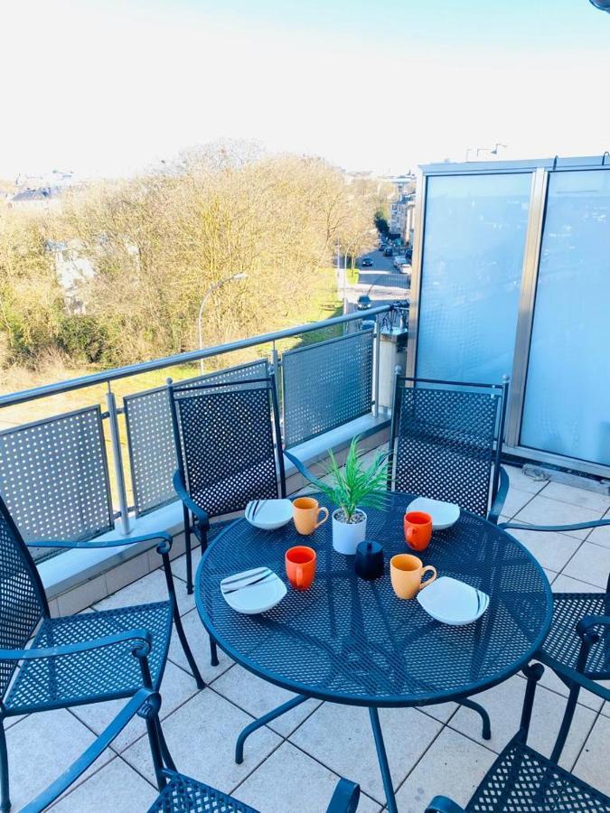 Big Penthouse 2 Bedrooms In Center With Parking And Largeterrace-41 Luxemburgo Exterior foto