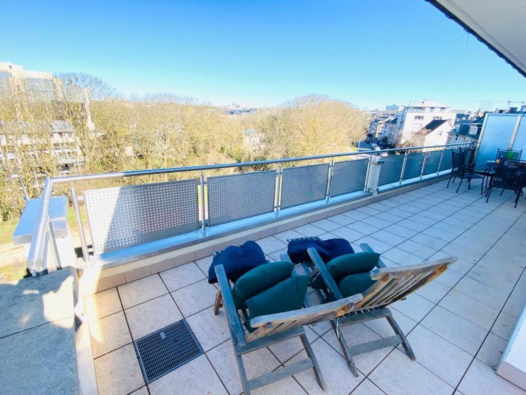 Big Penthouse 2 Bedrooms In Center With Parking And Largeterrace-41 Luxemburgo Exterior foto